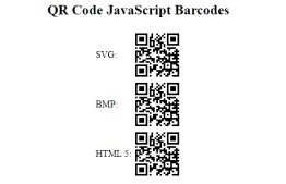 JavaScript QR Code Generator