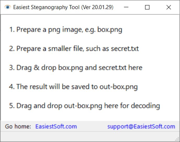 Easiest Steganography Tool for Windows