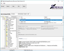 Stella Best EDB to PST Recovery Software