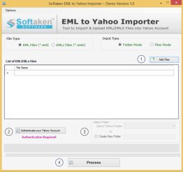 Softaken EML to Yahoo Mail