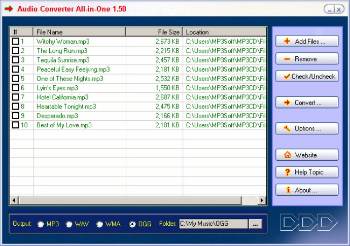 Audio Converter All-in-one
