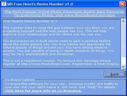 MB Heart Desire Number