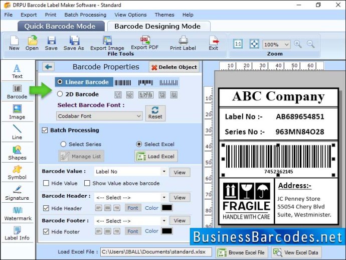 Barcode Label Scanner