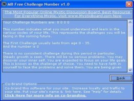 MB Challenge Number