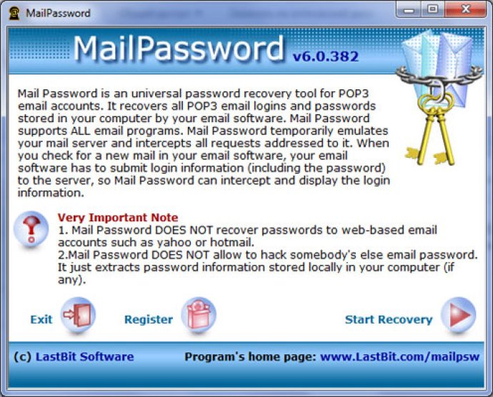 LastBit Mail Password Recovery