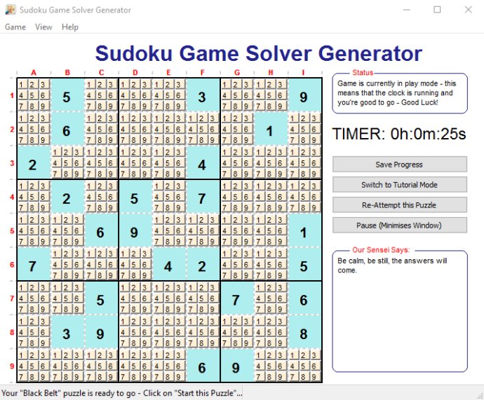 Sudoku Game Solver Generator for Windows