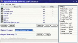 ApecSoft RMVB WMV to AVI Converter