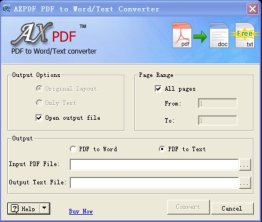 AXPDF PDF to Word Converter