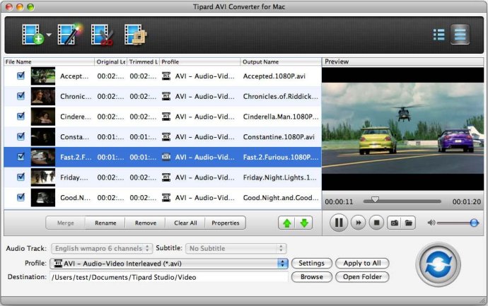 Tipard AVI Converter for Mac