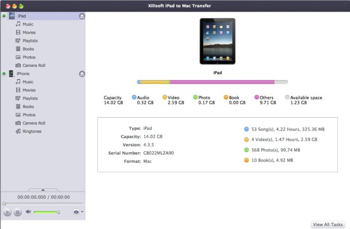Xilisoft iPad to Mac Transfer