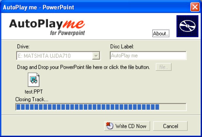 AutoPlay me for Power Point
