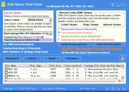 Disk Space Clean Clear