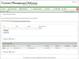 Contract Management Software C#