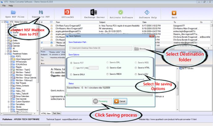 ATS NSF To PST Converter