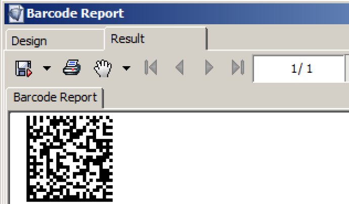 2D Data Matrix for i-net Clear Reports 2D Data Matrix for i-net Clear Reports