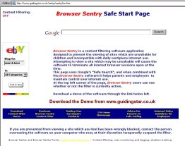 Browser Sentry Content Filter