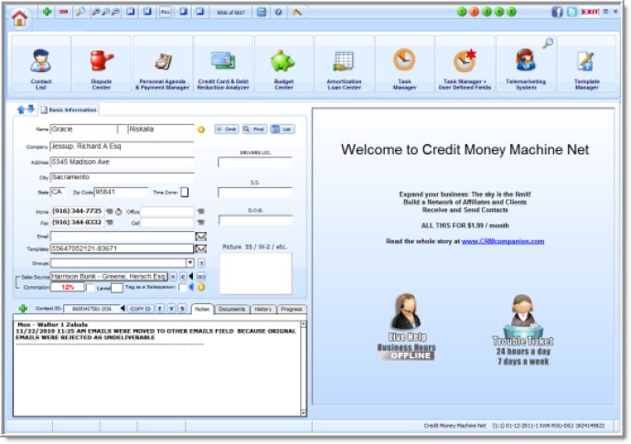 Credit Money Machine Net