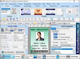 Gate Pass ID Card Printing Tool