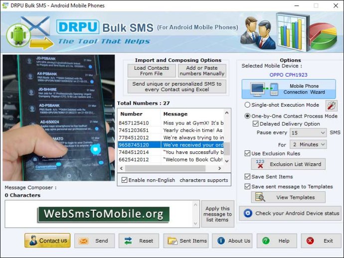 Android Mobile SMS Software Android Mobile SMS Software
