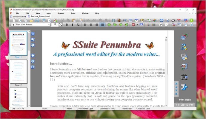SSuite Penumbra Editor