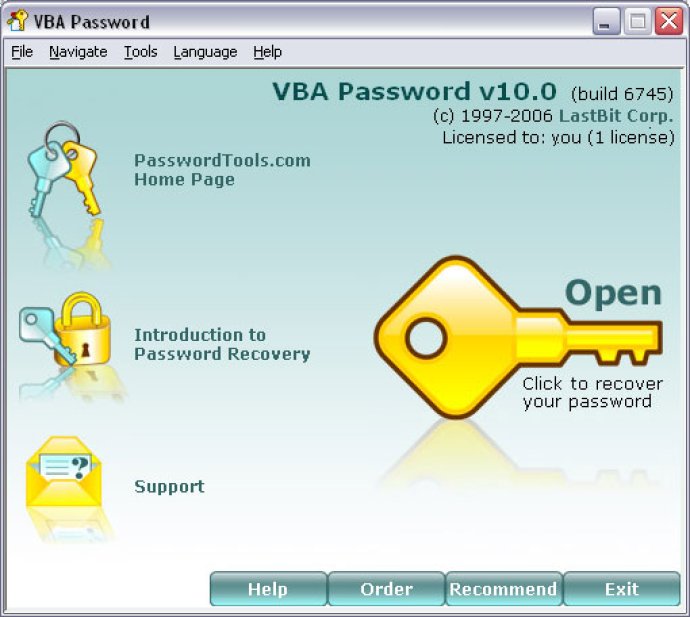 LastBit VBA Password Recovery