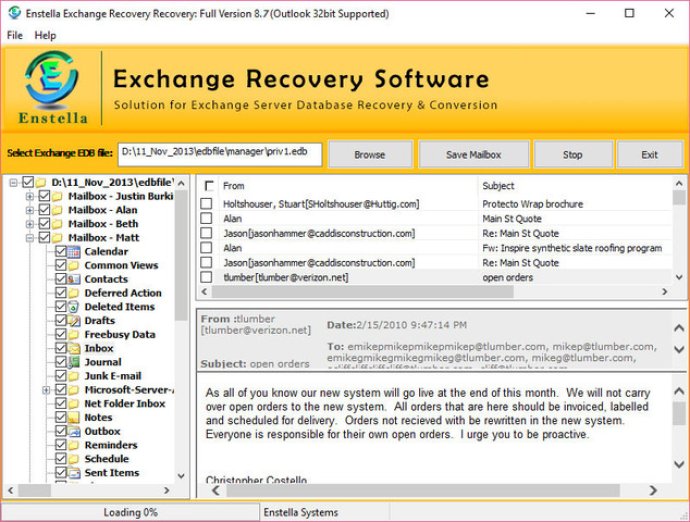 Exchange Data Recovery