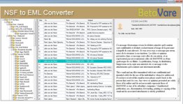 BetaVare NSF TO EML Converter