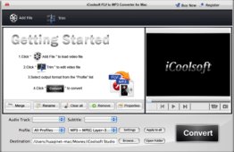 iCoolsoft FLV to MP3 Converter for Mac