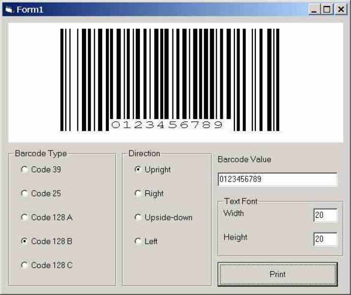 Softek Barcode Maker for Windows