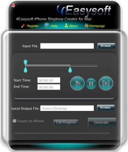 4Easysoft Mac iPhone Ringtone Creator