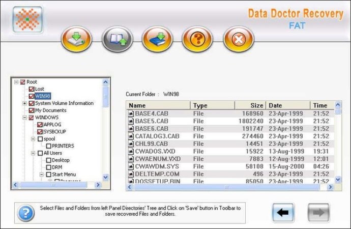 Recover Deleted Fat File