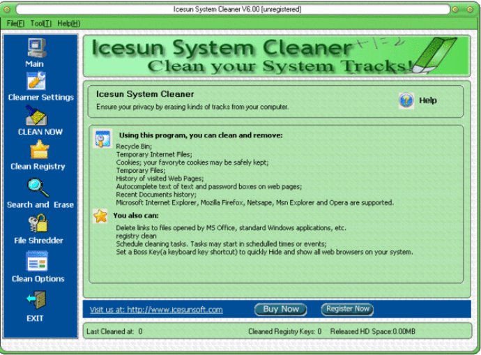Icesun System Cleaner