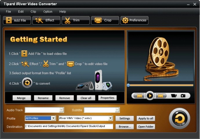 Tipard iRiver Video Converter