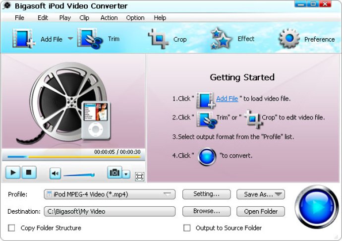 Bigasoft iPod Video Converter