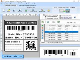 Healthcare Industry Barcode Maker