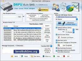 Mac Send Bulk SMS for USB Modem