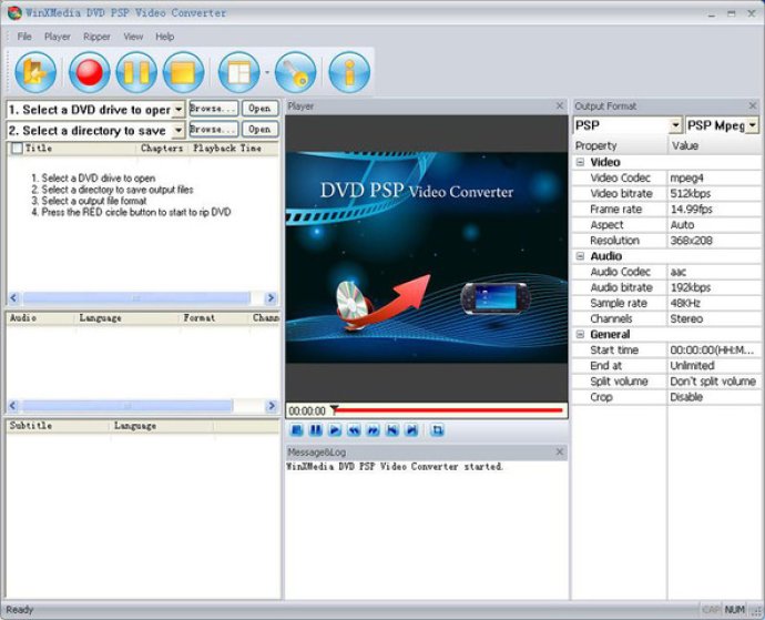 WinXMedia DVD PSP Video Converter