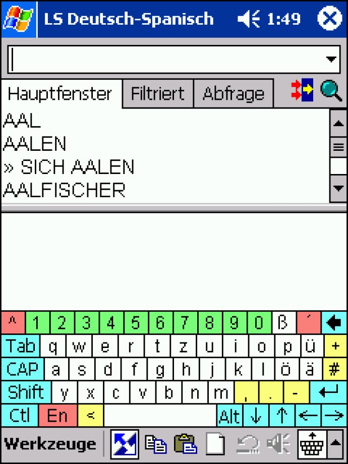 LingvoSoft Dictionary German <-> Spanish for Pocket PC
