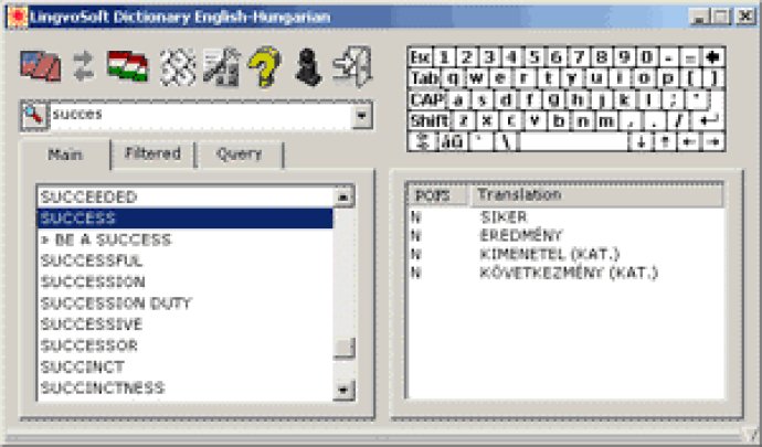 LingvoSoft Gold Dictionary English <-> Hungarian for Windows