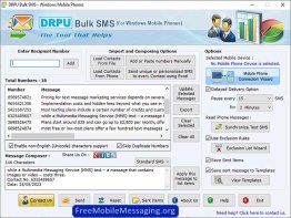 Bulk SMS Software for Windows based mobi