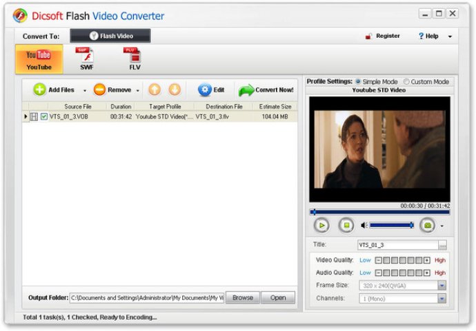 Dicsoft Flash Video Converter