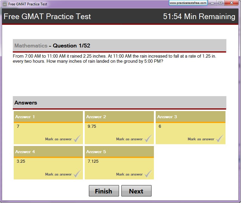 Free GMAT Practice Test Download Review