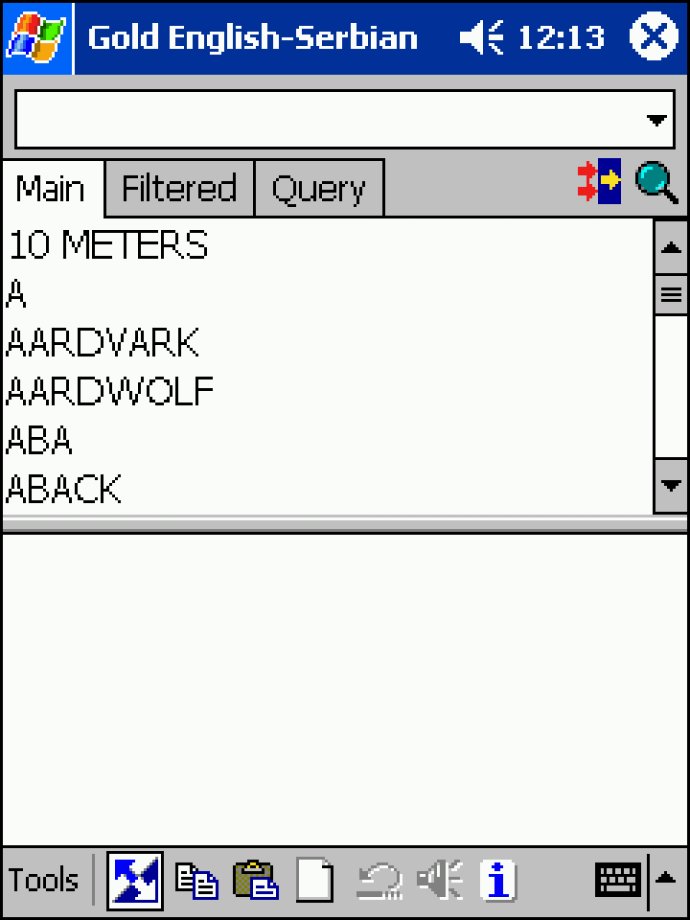 LingvoSoft Basic Talking Dictionary English <-> Serbian for Pocket PC