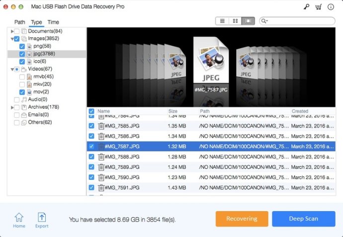 Mac USB Flash Drive Data Recovery