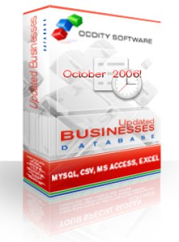 Oregon Updated Businesses Database 10/06