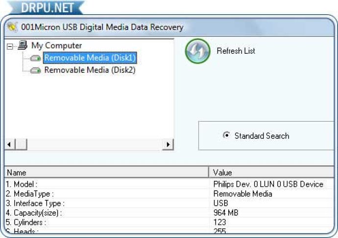 Removable Media Files Rescue Tool