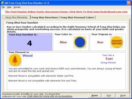 MB Feng Shui Kua Number