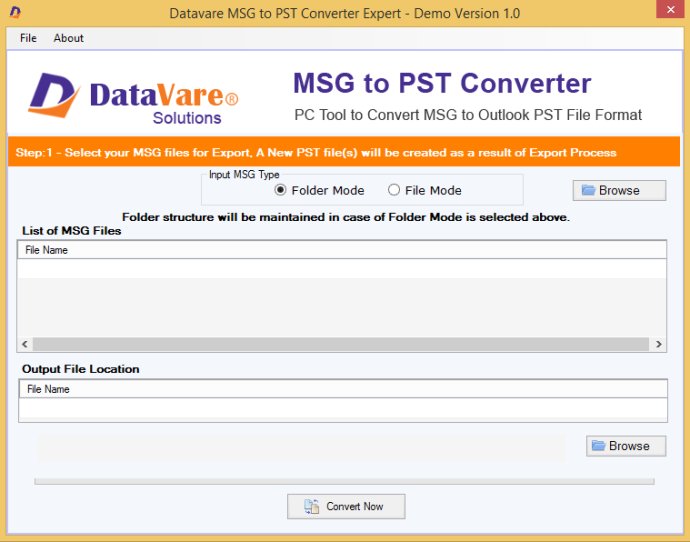 DataVare MSG to PST Converter Expert