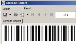 Code 128 Barcode for i-net Clear Reports