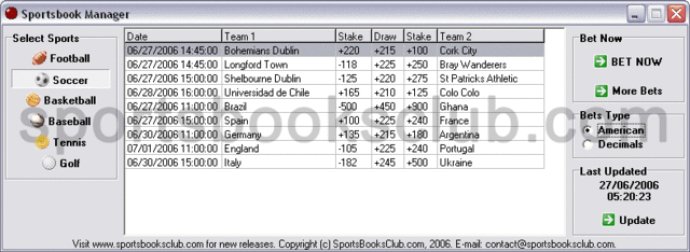 Sportsbook Manager Sportsbook Manager